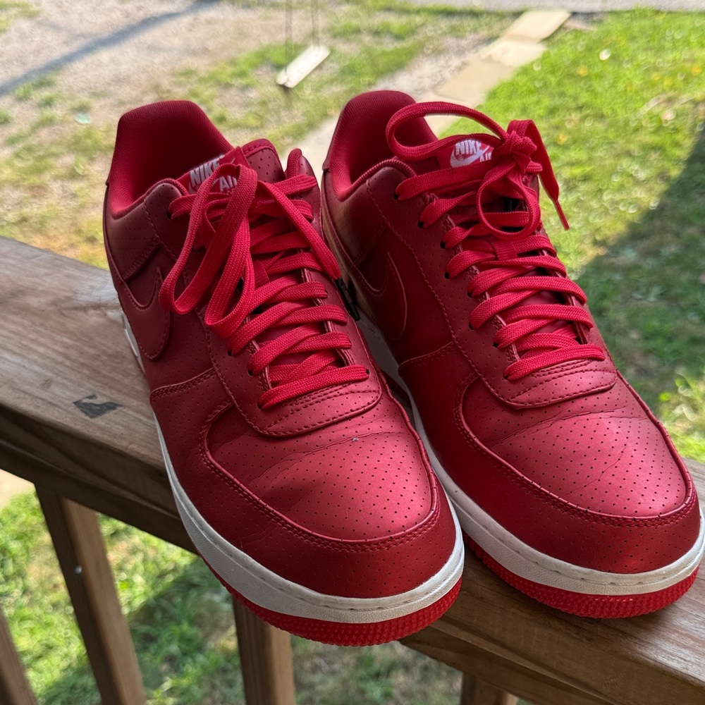 Nike Vibrant Red Athletic Shoes